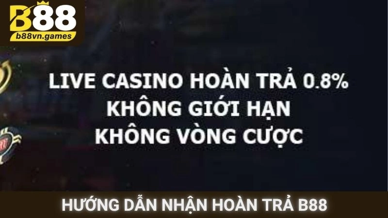 Hướng dẫn nhận hoàn trả B88